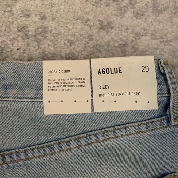AGOLDE Riley High Rise Straight Leg Jeans